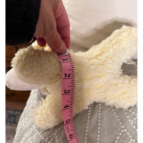 Vtg Eden Pale Yellow Musical Animated Wind-Up Lamb Plush Toy 10" tested works - Picture 13 of 13